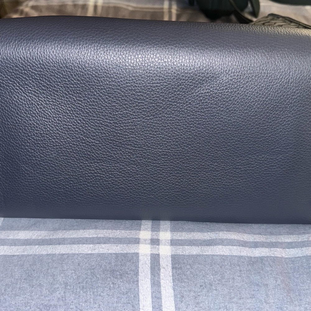 Coach Navy and White Signature Dempsey Tote - Picture 2 of 6